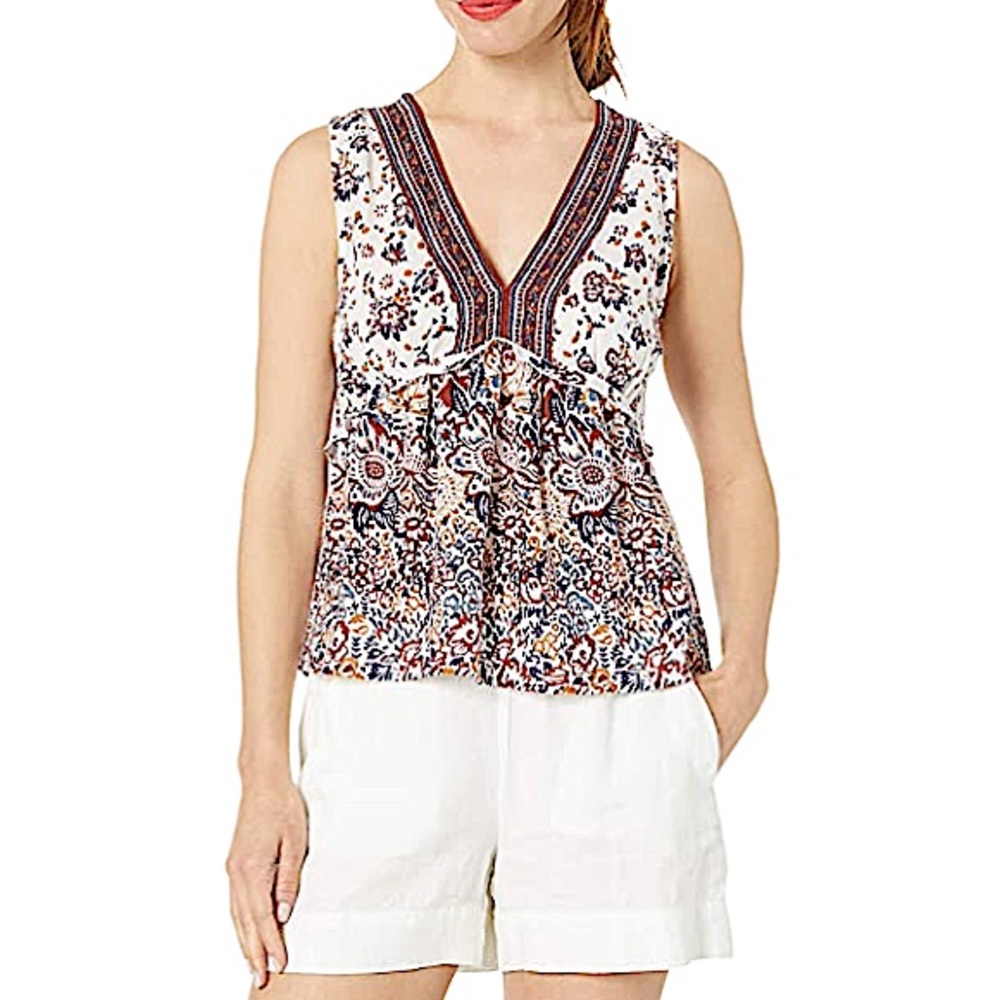 Lucky Brand Sleeveless Romantic Top